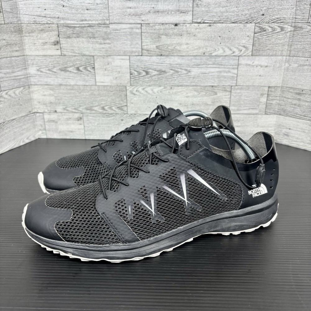 The North Face Shoes‎ Mens 12 Litewave Flow Lace TNF Black White Vibram